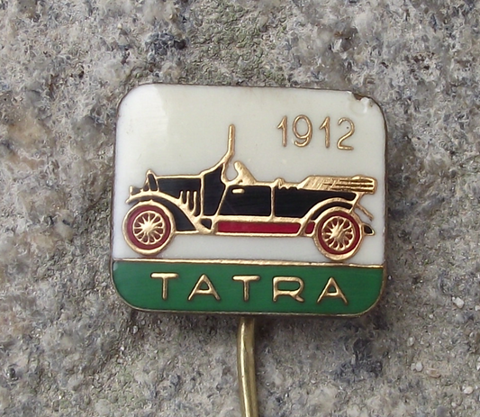 Vintage Czech Tatra 1912 Car Maker Collectible Pin Badge - Badgecrazy