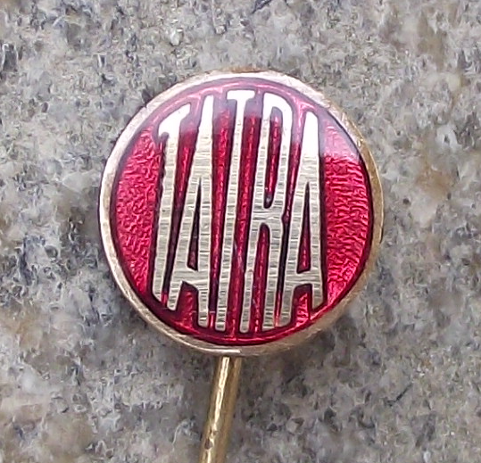 1950's Tatra Car & Truck Maker Czech Motor Vehicle Advertising Logo Pin Badge