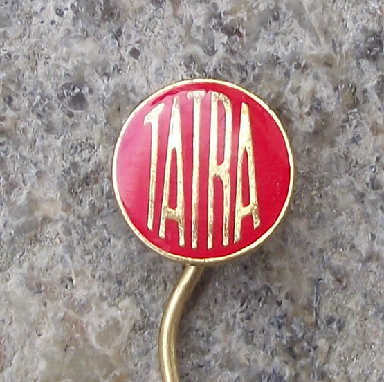 1970's Tatra Car & Truck Maker Czech Motor Vehicle Advertising Logo Pin Badge
