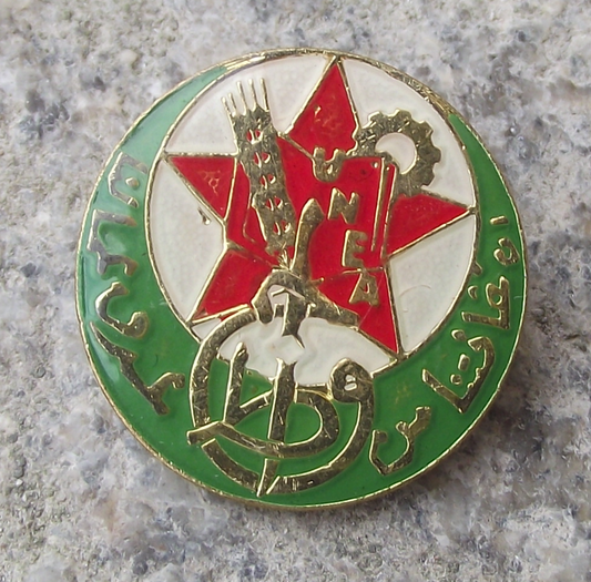 Vintage UNEA General Union of Algerian Students Membership Pin Badge