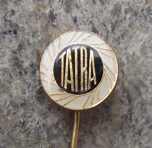 Vintage Tatra Wheel Logo Car and Truck Maker Czech Motor Vehicles Pin Badge