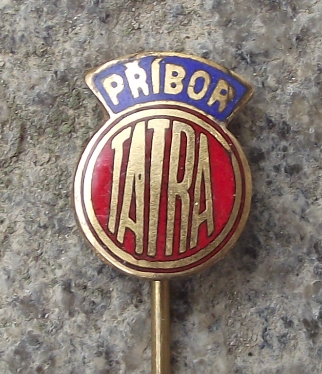 Vintage Tatra Pribor Car & Truck Maker Czech Motor Vehicle Logo Pin Badge