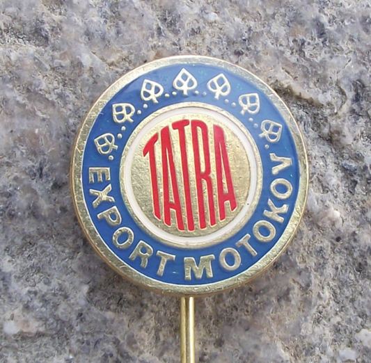 Vintage Tatra Trucks Export Company Motokov Pin Badge