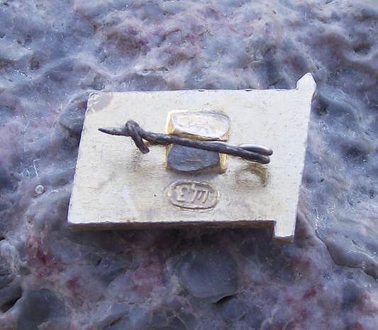 1967 Soviet Battle Cruiser Aurora October Revolution 50th Anniversary Pin Badge
