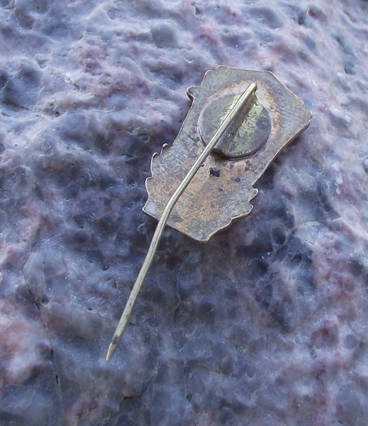 Vintage Moscow River Shipping Company Leningrad Pin Badge