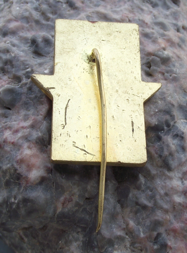 1979 Prague Metro Underground Railway Train 5th Anniversary Pin Badge