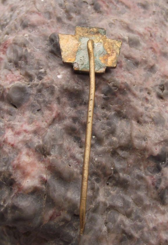 Vintage ZS Bratislava Czech Railway System CSD Rail Repair Logistics Pin Badge