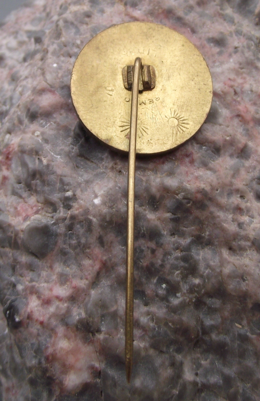 Vintage Czech Railways CSD Cierna nad Tisou Soviet Train Pin Badge