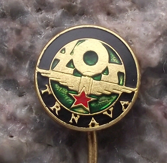 Vintage Czech Railway ZOS Trnava Rail Repair Company Train Pin Badge