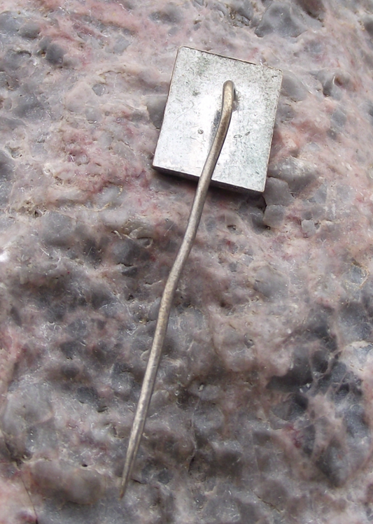 Vintage Czechoslovakia Chess Association Society Board Rook Castle Pin Badge