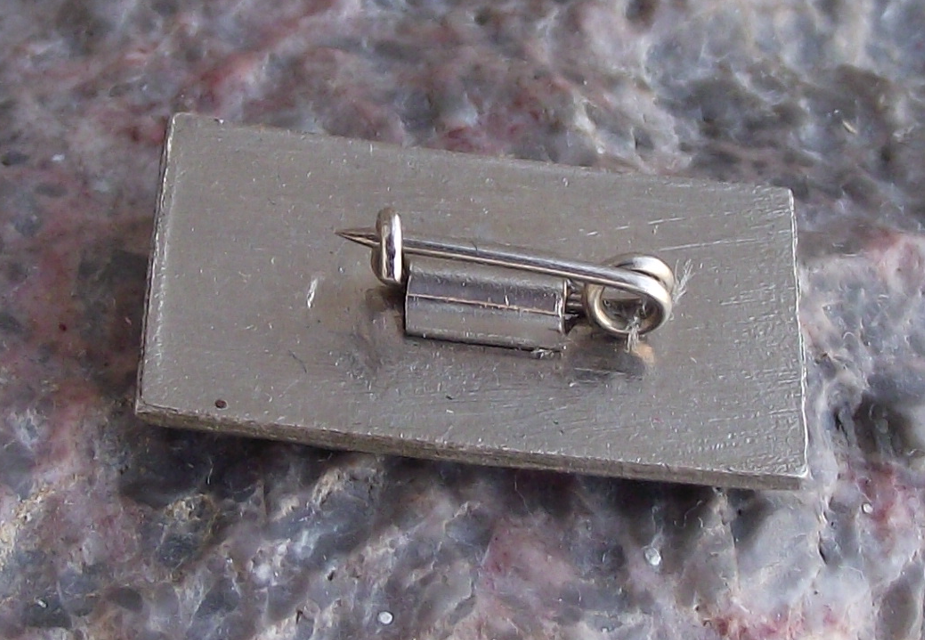 1961 22nd Communist Party Congress Soviet Lenin Head KNCC Pin Badge