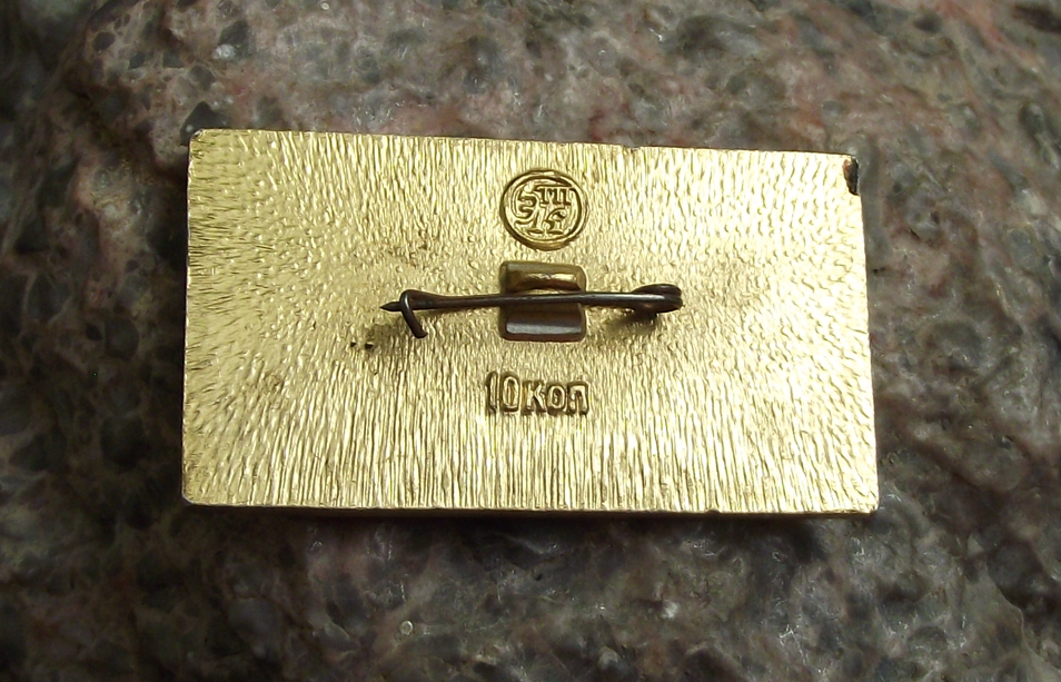 Vintage Savelyev Quadruplane Aircraft 1916 Russian Aviation Pin Badge