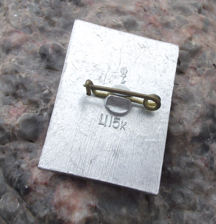 Vintage Yanka Kupala Belarusian Poet Writer and Playwright Pin Badge