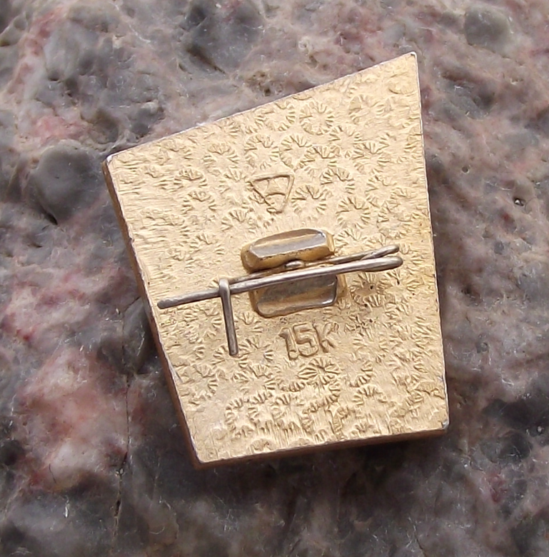 Vintage V I Lenin Soviet Union Political Icon Shadow Profile Pin Badge