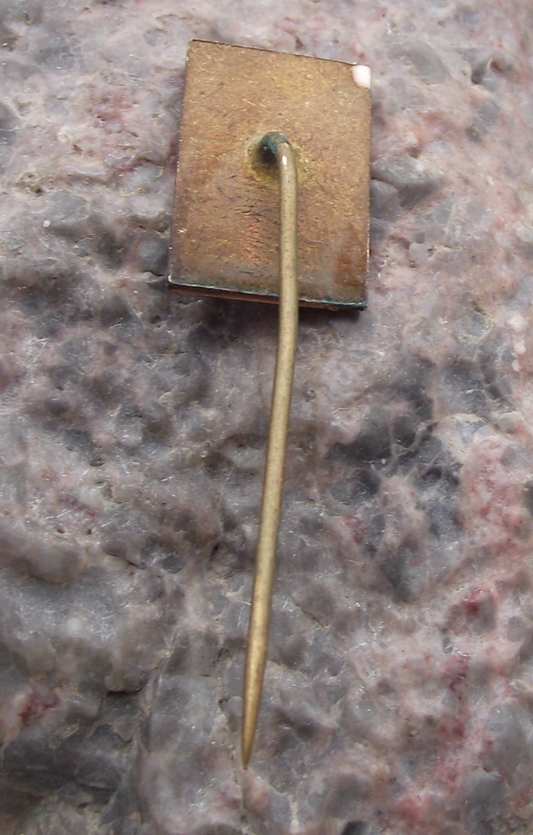 Vintage Susice Czechoslovakia Fishing Association 80th Anniversary Pin Badge