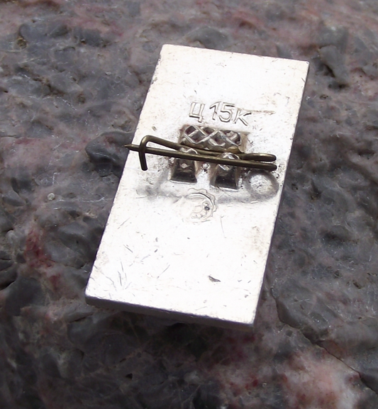 Vintage Lenin Square Monument Statue Ukraine Makeyevka Pin Badge