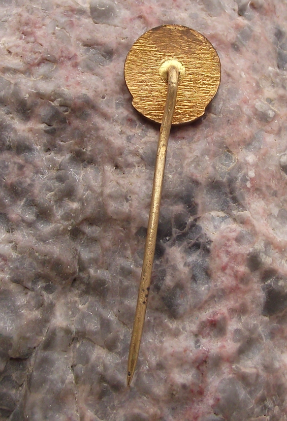 Vintage Tesla Electronics Liberec Czechoslovakia Sine Wave Pin Badge