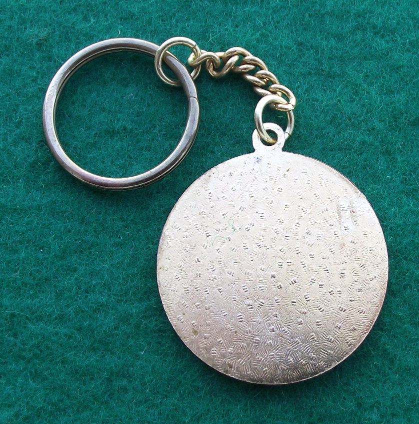 Vintage Czechoslovakia Ice Hockey Association CSSR Logo Keyring Key Chain