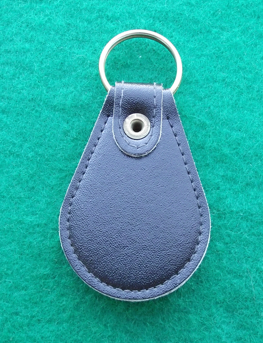 Czech Ice Hockey Federation Flag Puck and Stick Logo Leather Keyring Key Chain