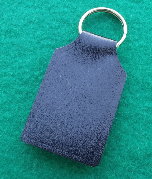 Vintage Czechoslovakia CSSR Lion Ice Hockey Federation Leather Key Keyring