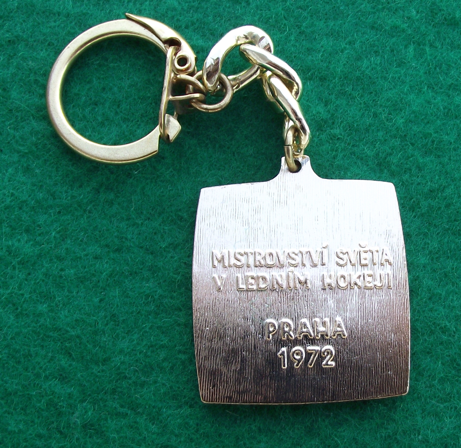1972 Legendary Czech Cold War Ice Hockey World Championships Keyring Key Chain