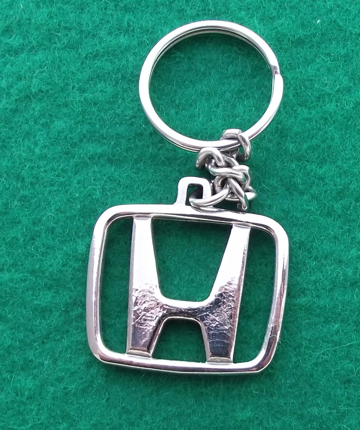 Honda Motor Company Japan H Logo Metal Keyring Key Chain