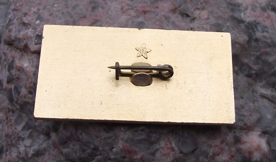 Vintage Rare Russian Mining Mine Emergency Rescue Service Pin Badge