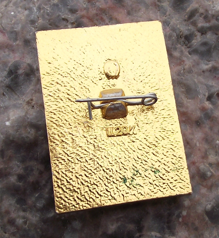 1980 Moscow Olympic Games Official Olympiada 80 Rings Square Pin Badge