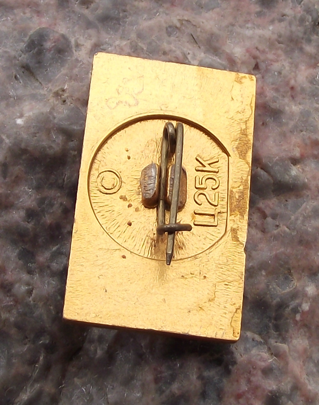1980 Moscow Olympic Games Official Russian Tower Logo Pin Badge