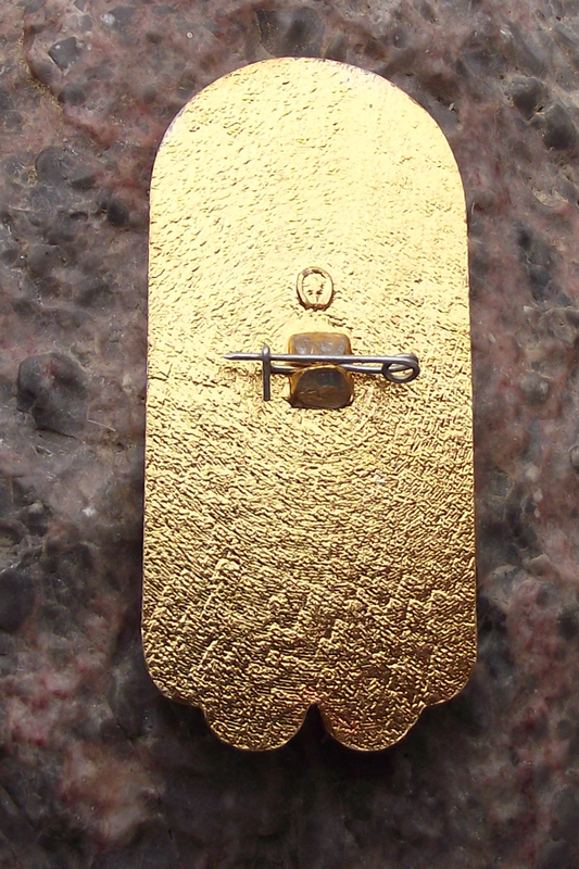 1980 Moscow Olympic Games Large Official Logo Motif Pin Badge