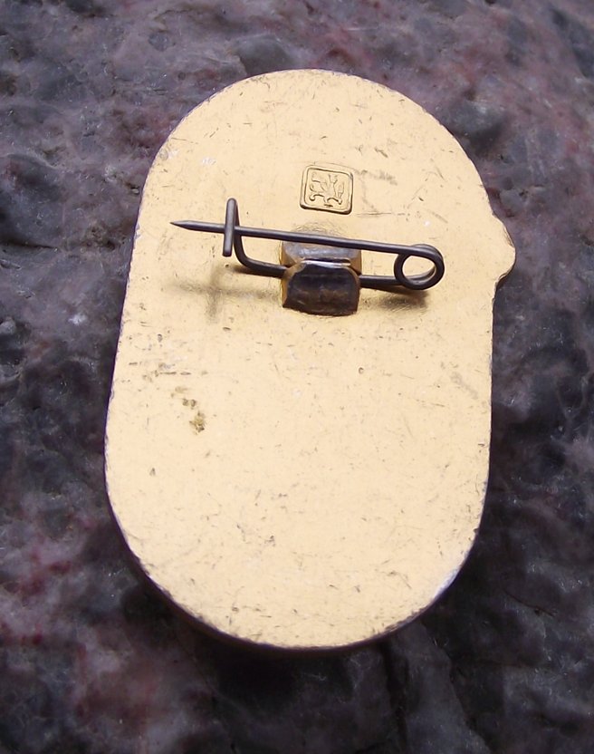 1980 Moscow Summer Olympic Games Button Canoeing Canoe Sprint Pin Badge