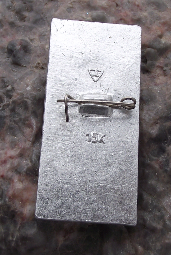 1980 Shiny Moscow Olympic Games Cycling Bicycle Race Pin Badge