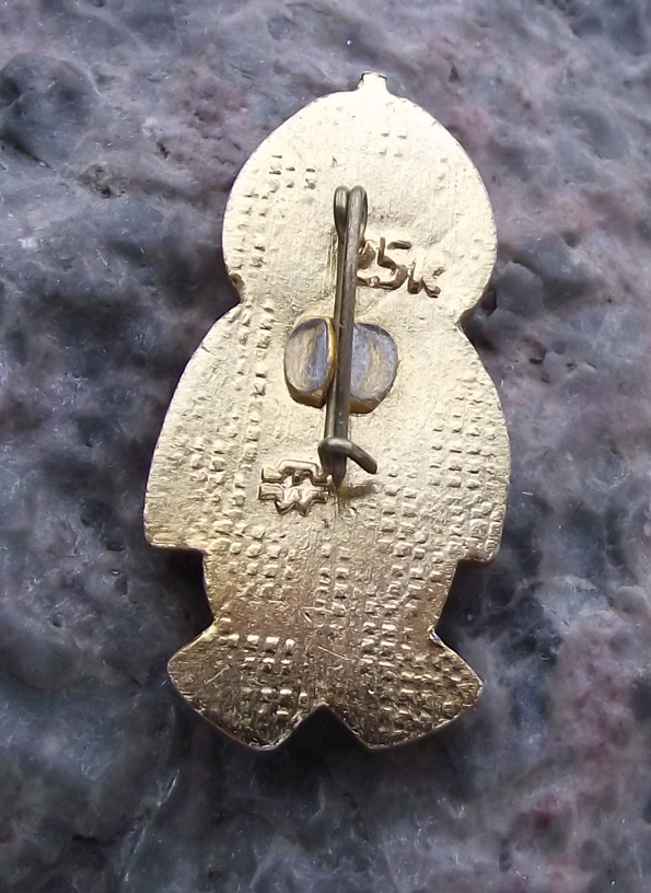 1980 Moscow Olympic Games Tallinn Estonia Cute Seal Character Pin Badge