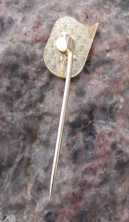 Vintage Czech Forestry Commission Union Tree River Logo ROH Members Pin Badge