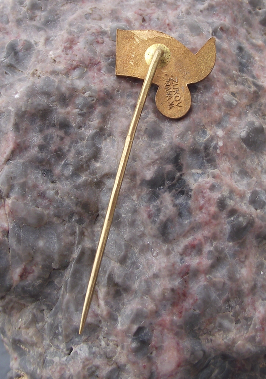 Vintage Czech Chemical Company Trade Union ROH Chemist Members Pin Badge