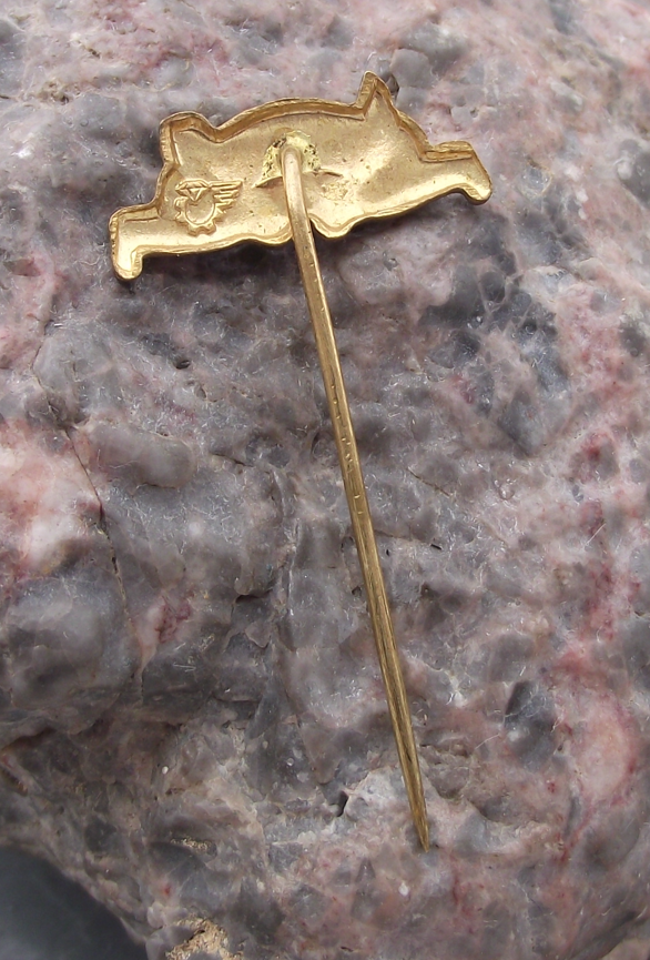 1956 Antique Czechoslovakia SLUT ROH Exhibition Trade Union Pin Badge
