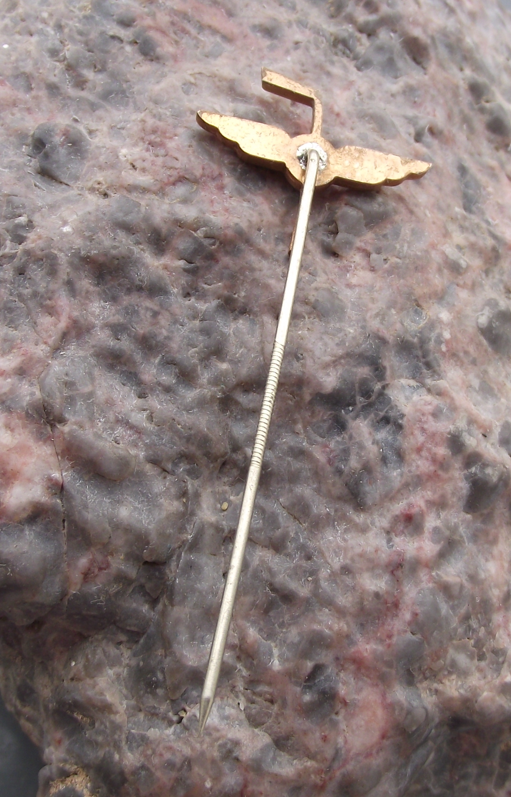 Vintage EHC Kloten Swiss Ice Hockey Club Switzerland Winged Stick Pin Badge