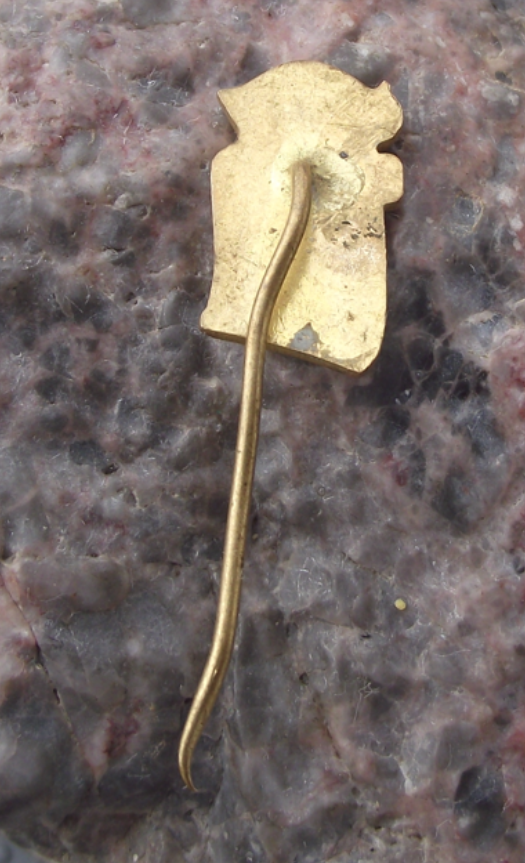 Vintage VFM Frydek Mistek Metal Works VIII Trade Union Conference ROH Pin Badge