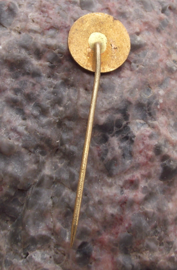 Vintage Pribram Uranium Mine Atom Atomic Symbol Electron Orbit Nucleus Pin Badge