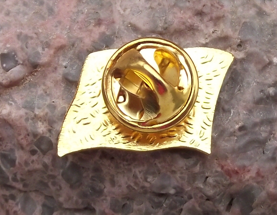 Czechia Czech Czechoslovakia Waving National Flag Clasp Pin Badge