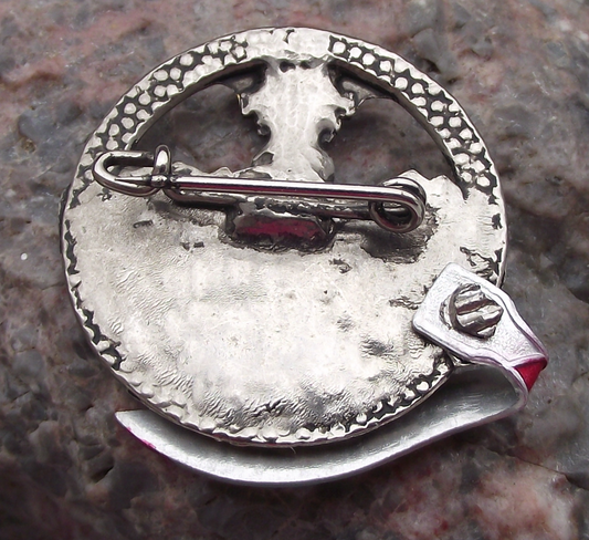 Vintage Austria Zugspitze 2964m Holy Cross Mountain Peak Pin Badge