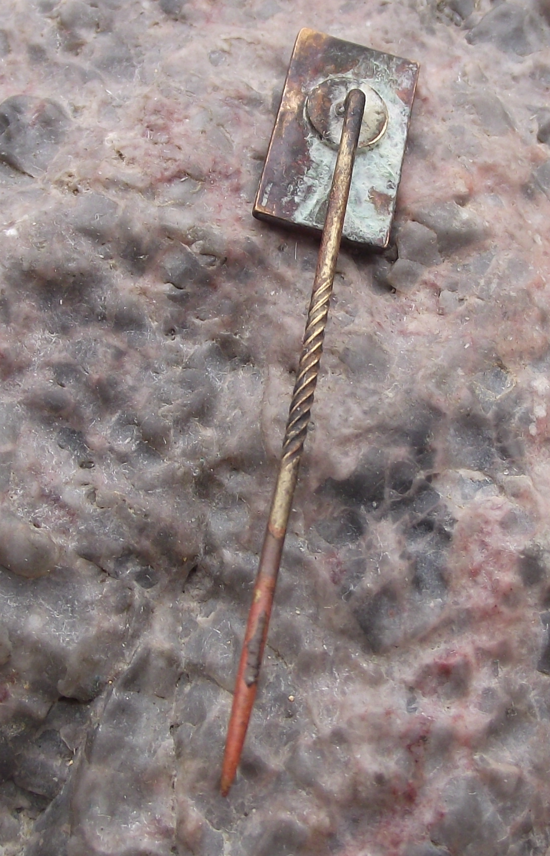 Vintage UŽZ Czechoslovakia Railway Workers Trade Union Pin Badge