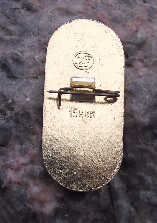 1980 Moscow Summer Olympic Games Rifle Shooting Target Event Pin Badge
