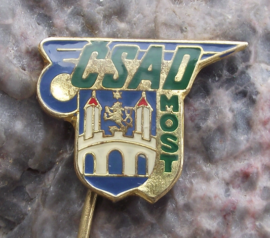 Vintage CSAD Most Bus Coach Company Transport Pin Badge