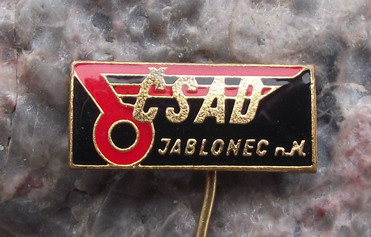 Vintage CSAD Jablonec nad Nisou Bus Coach Company Transport Pin Badge
