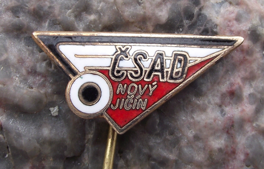 Vintage CSAD Novy Jicin State Bus Company Czechoslovakia Pin Badge