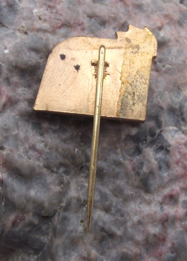 1978 CSAD Prague Praha Czech Bus Company 6th Olympics Sports Pin Badge