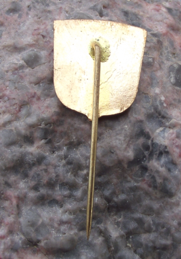 1982 CSAD Prague Praha Czech Bus Company 10th Olympics Sports Pin Badge