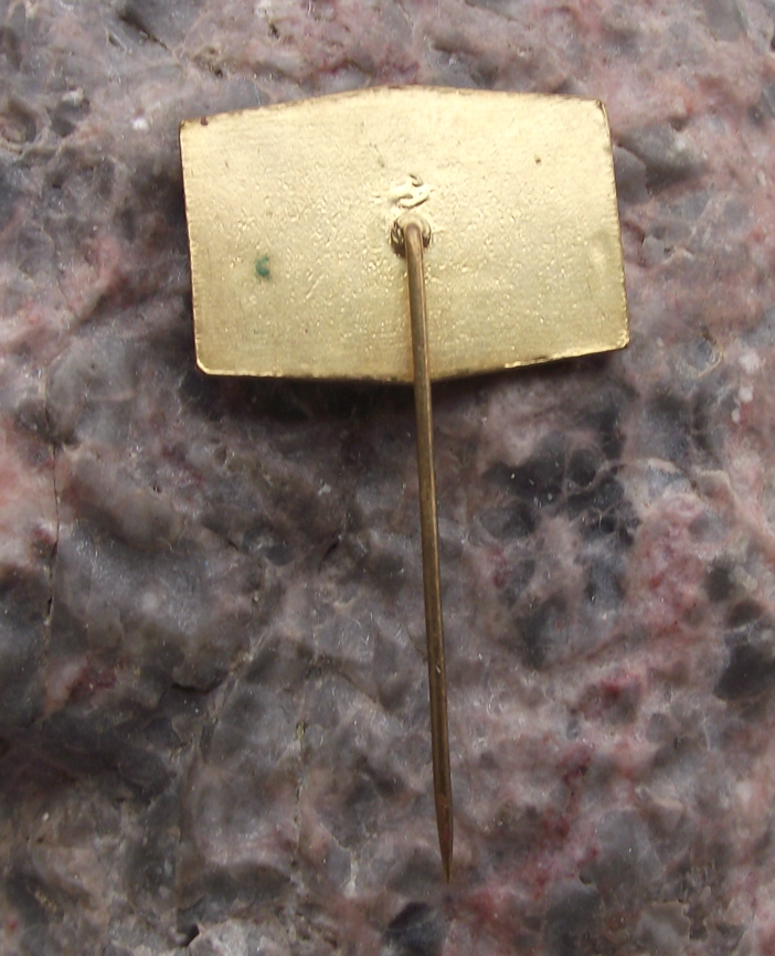 1984 CSAD Prague Praha Czech Bus Company 12th Olympics Sports Pin Badge