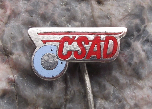 Vintage Antique CSAD Company Logo Employee Uniform Pin Badge